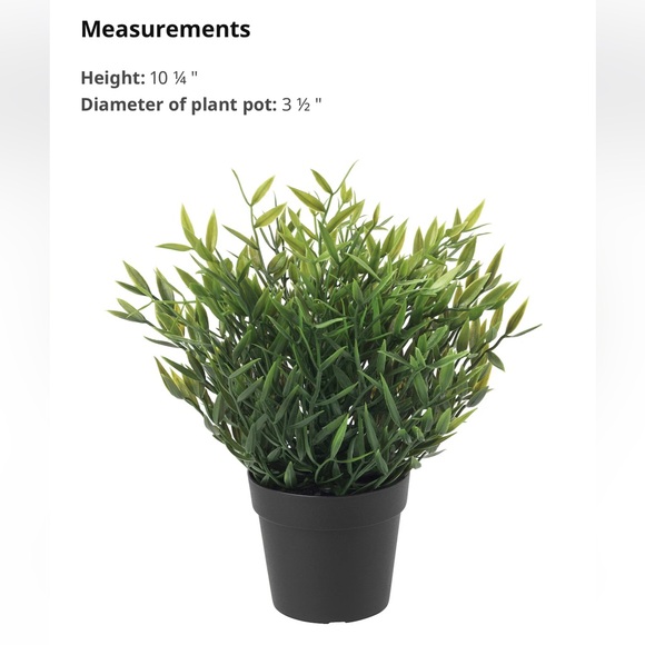 IKEA Set of 3 Faux Greenery - Picture 8 of 9